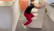 Fun 180 palm flip challenge I was looking at for awhile 🔥 #flips #parkour #reels #calenchan | Calen Chan