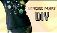 Universe T shirt How to Paint a T-shirt with Planets and Galaxies | by Fluffy Hedgehog