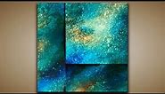 Depth and Texture / Abstract Painting / Demo 126 / Galaxy / Acrylics / Painting Techniques