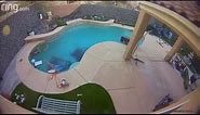 I think everything at this house ended up in the pool. That’s a flat screen TV at the bottom#windstorm #MostACCURATE #TeddSaid #WeatherNow #8NN #VegasWeather @8NewsNow | Tedd Florendo