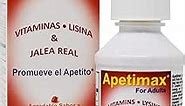 ELP ESSENTIAL Apetimax Vitamins Lysine Royal Jelly Promotes Appetite Syrup for Adults and Kids (4oz for Adult)