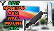 7 Best Single Monitor Arm Wall Mount | Top 7 Single Monitor Wall Mounts in 2024