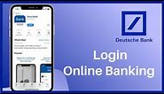 Deutsche Bank Online Banking Login | Deutsche Bank Mobile Banking App