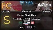 desuqe | pan - Pastel Sprinkles [Extreme] +HR 95.13% FC #4 | 483pp - osu!