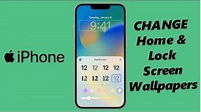 How To Change Wallpaper On iPhone - Change iPhone Home and Lock Screen Wallpapers