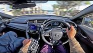 2017 Honda Civic 1.0 Turbo 6 Speed Manual POV Test Drive/Review