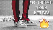 Vans Authentic 'Checkered' On Feet Review!