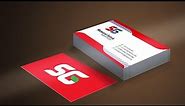 Photoshop Tutorial | how to create Business Card Mockup | Hindi /urdu