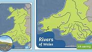 Rivers of Wales: Map