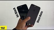 iPhone 7 Plus - Black Matte VS Jet Black