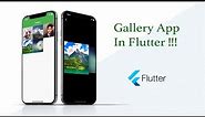 Build Gallery UI with Flutter (Android & IOS)