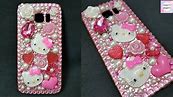 DIY Bling Phone Case / How to make a Hello kitty decoden Phone case / DIY Phone Case