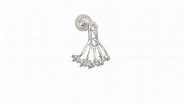 Majorica 6mm White Round Pearl On A Sterling Silver Earring Jacket