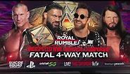WWE Royal Rumble 2024 Official and Full Match Card HD