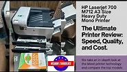 ⚡Speed & Efficiency HP 700 M712 Laser Printer Review By Asian Traders