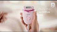 How to use Philips Satinelle Essential Epilator BRE285/00 | Cosmetify