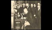 10th March 1876: Alexander Graham Bell transmits speech using the telephone