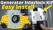 Home Generator Interlock Kit Installation - EASY!