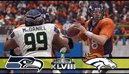 Seattle Seahawks vs Denver Broncos - Super Bowl XLVIII - Madden 25 (PS4) Simulation