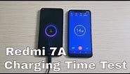 Redmi 7A Charging Time Test
