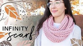 How to Crochet an Infinity Scarf — EASY for Beginners