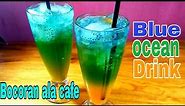 RESEP ALA CAFE !! BLUE OCEAN DRINK