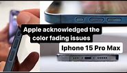 The iPhone 15 color fade issue: What you need to know