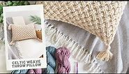 Celtic Weave Throw Pillow - Crochet Pattern