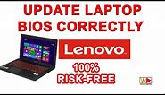 How to Update BIOS Correctly | Lenovo Ideapad Y510P BIOS Update Windows 10, Windows 8