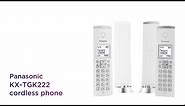 Panasonic KX-TGK222 Cordless Phone - Twin Handsets | Product Overview | Currys PC World
