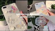 unboxing iphone 8plus accessories 💭 pt 3. aesthetic iphone accessories