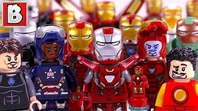 Every LEGO Iron Man Minifigure Ever Made!!! | 2018 Collection Review