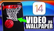iOS 14 - Set Video as iPhone LOCK SCREEN Wallpaper !