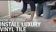 How To Install Luxury Vinyl Tile