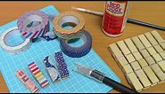 TUTORIAL: Washi Tape Clothespins