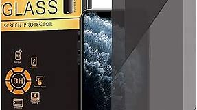 Ailun Privacy Screen Protector for iPhone 11 Pro Max/iPhone Xs Max [6.5 Inch] 2Pack Anti Spy Private Case Friendly Tempered Glass [Black]