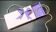 DIY - Paper Gift Box | Origami box 🎁