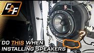Installing speakers? These techniques make a BIG difference!
