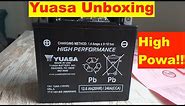 Yuasa Motorcycle Battery Unboxing: YTX14H-BS High Performance