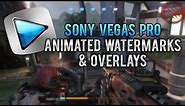 Sony Vegas Pro 13: How To Add Overlays, Logos & Animated Watermarks To Your Videos! Tutorial!