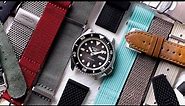 Seiko 5 Sports Watch Strap Guide: Leather, Bracelet, NATO, and Rubber Straps