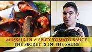 Mussels in a Spicy Tomato Sauce - Mussels Marinara Recipe