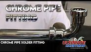 Chrome pipe solder fitting | chrome pipe push fit
