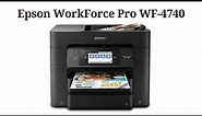 How to complete Setup of Epson WorkForce Pro WF-4740