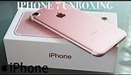 IPHONE 7 ROSE GOLD (128GB)UNBOXING AND HANDS ON REVIEW | REDEFINED TECH | (HINDI)