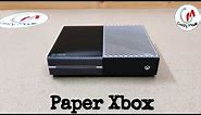 Make easy paper 3D Toy model of Microsoft XBOX | Paper Model of 3D toy XBOX - Crazymade