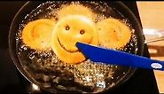 Homemade Potatoes Smiley Emoji Fries Recipe | Easy Evening Snacks Idea For Kids | 土豆笑臉