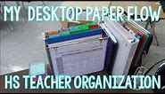 My Teacher Desktop Paperflow | Teacher Organization