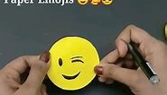 Origami Emojis / Paper Emojis Easy / How to make paper Emojis / #shorts / DIY Emojis / Paper smiley