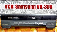 Showing a VCR made in 1993. Samsung VK-30R | Korean VHS recorder